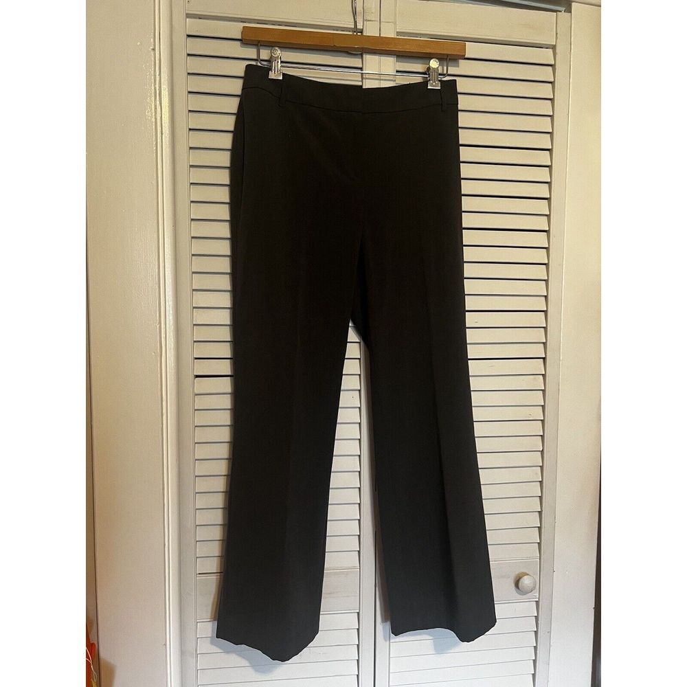CHAUS Women's Size 8 Pants Bootcut Stretch Mid Rise Career Dress Pants Gray